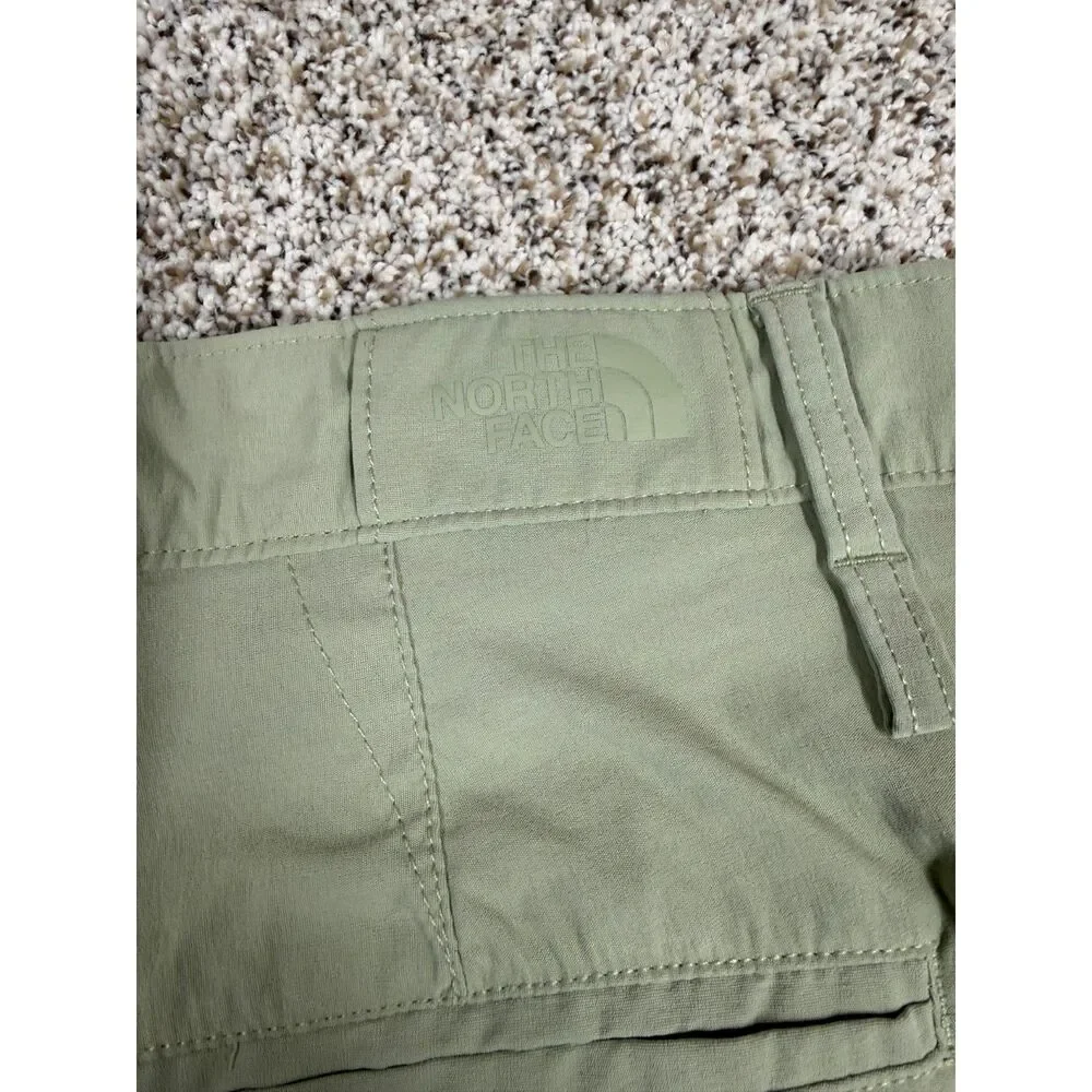 The North Face Men’s Olive Khaki Performance Chino Shorts Hiking Outdoor